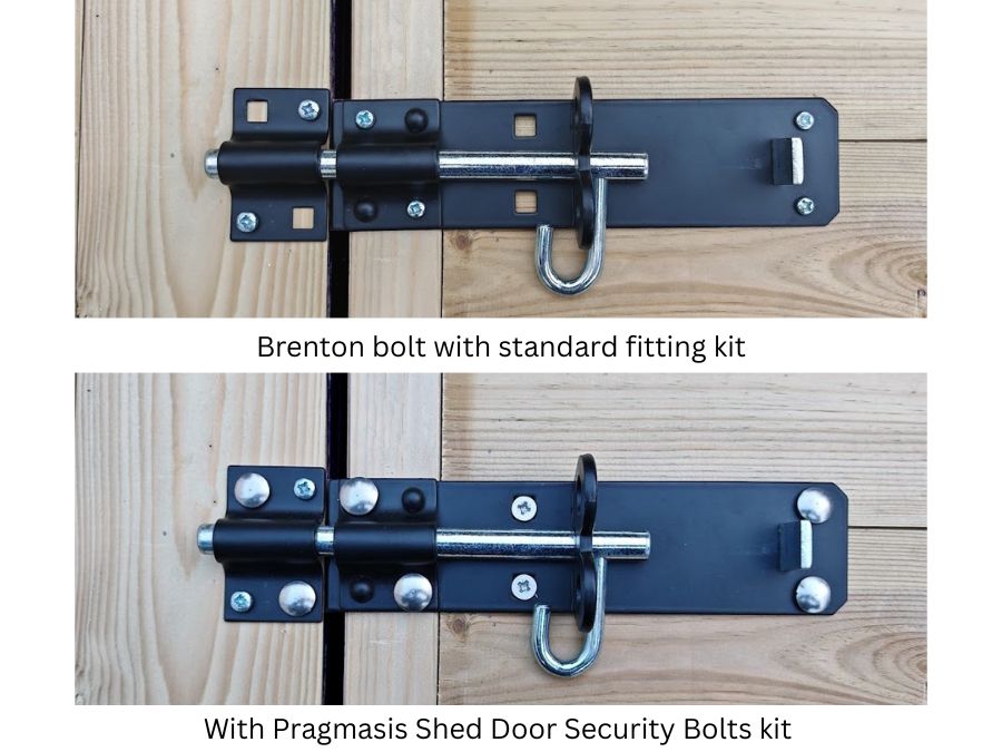 Shed Door Security Bolts Kit