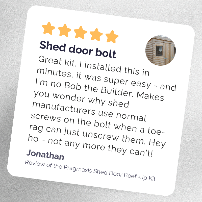 Shed Door Security Bolts Kit
