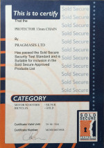 Sold Secure Certificate - Protector 13mm Chain