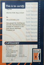 Sold Secure Certificate - Protector 19mm Chain