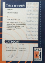 Sold Secure Certificate - Shed Shackle