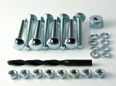 HS1 Heavy Duty Hasp and Staple - Fitting Kit