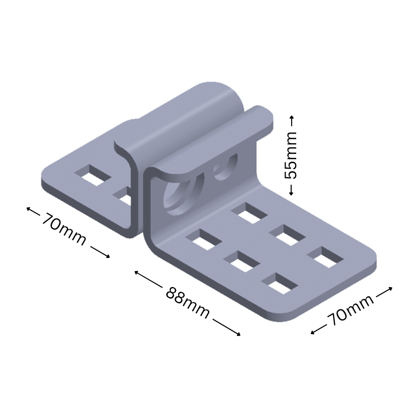 Watchman Wooden Door Security Bracket