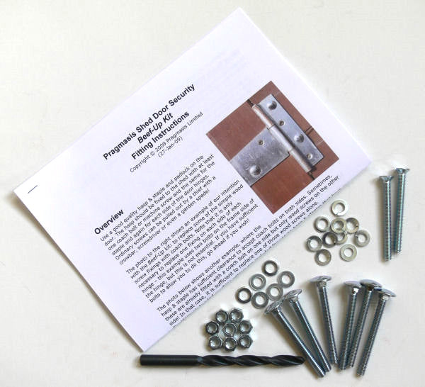 Shed Door Security Bolts Kit