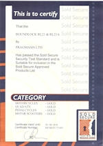 Sold Secure Certificate - RoundLock