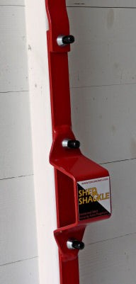 shed shackle - shed security anchor from securityforbikes